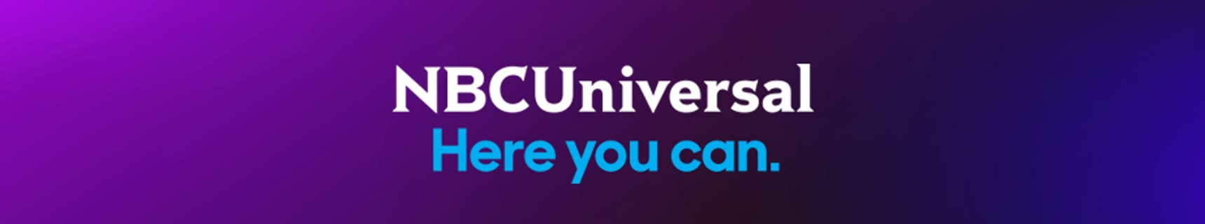 NBCUniversal Here you can.