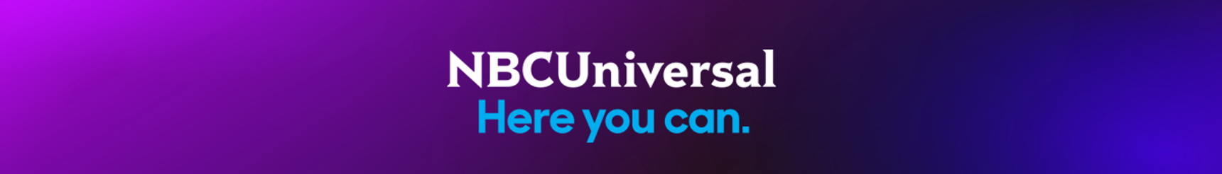 NBCUniversal Here you can.